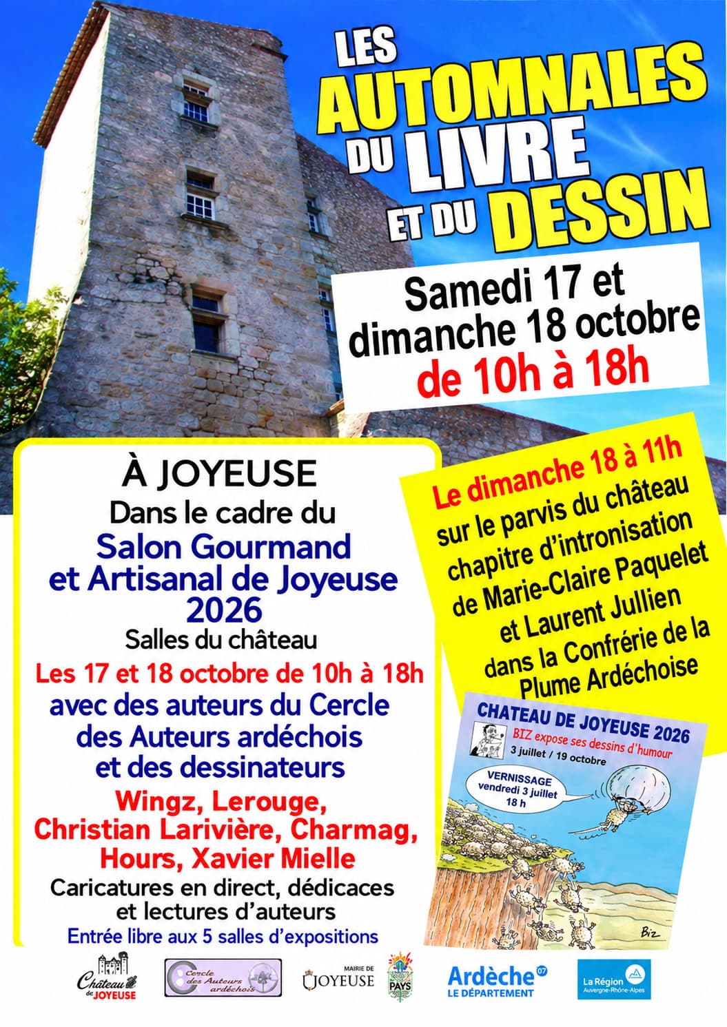 LES AUTOMNALES DU LIVRE ET DU DESSIN