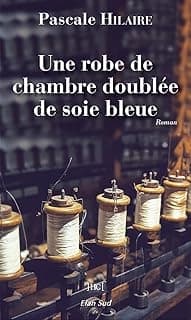 Une robe de chambre doublée de soie bleue